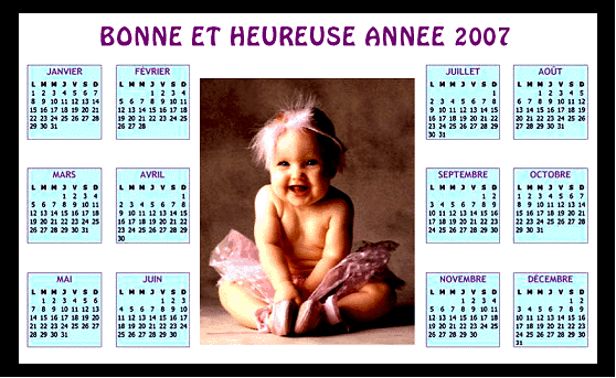 CALENDRIER 2007...